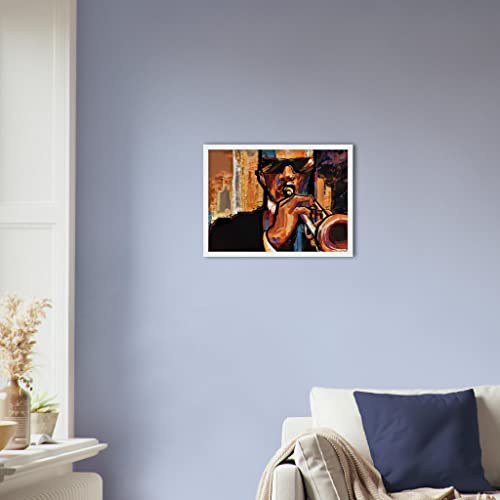 Décoration murale musicale trompette africaine pour sublimer un bureau élégant