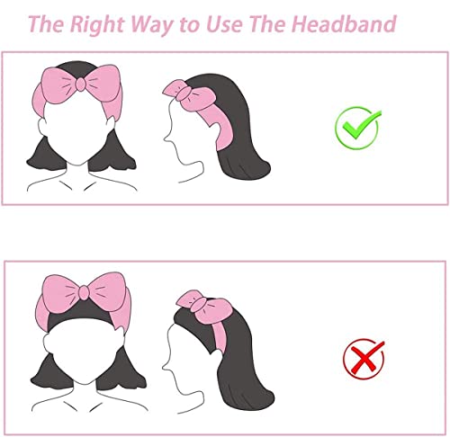 scicent Makeup Headband Spa Facial Cosmetic Hairbands for Women Beauty Sport Yoga Shower Wash Face Coral Fleece Head Band Hair Accessories for Girls 14 - Image 4