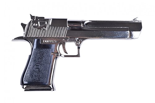 Preisvergleich Produktbild Denix Replik Pistole Desert Eagle,nickelfarben USA / Israel 1982