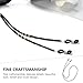 BESPORTBLE 2Pcs Retro Wooden Bead Glasses Chain Fashion Eyewear Rope Anti-lost Neck Strap for Men Women Portable Stylish Spectacles Accessory
