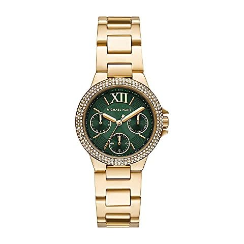 Reloj para mujer Michael Kors Camille con dorado de acero inoxidable Cover