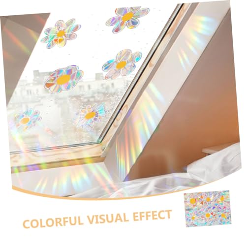 Zerodeko Prism Window Film 1 hoja para decoración de ventanas miniatura 5