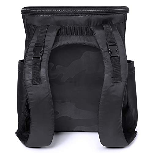 Bolsa Maternidade Skip Hop Paxwell Easy-Access Backpack Camo Tonal Preto, Skip Hop, Preto