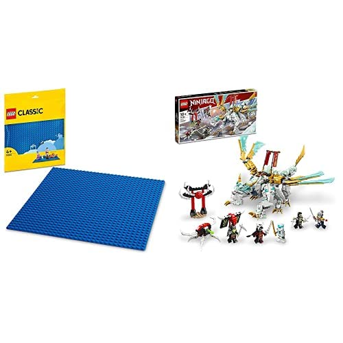 【セット買い】 レゴ(LEGO) ニンジャゴー ゼンのアイスドラゴン 71786 おもちゃ ブロック プレゼント 忍者 にんじゃ ドラゴン 男の子  10歳以上 + 基礎板(ブルー)