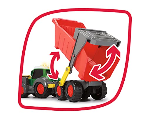 Dickie Toys ABC Spielzeugtraktor 65 cm Fendt mit Anhänger, Licht und Sound, geeignet für Kinder ab 1 Jahr (204119000) – Bild 4