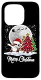 Tamponando l'albero di Natale di Babbo Natale del