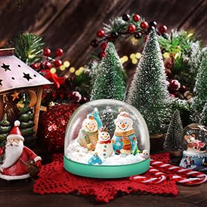 Amazon.co.jp: Karsspor クリスマススノードームキット 4個 クリスマス