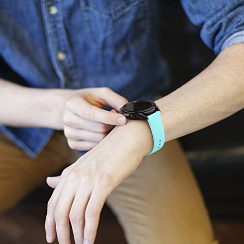 Meliya Bands Compatible With 20Mm Watch Bands, Quick Release Soft Silicone Sport Replacement Strap For Smartwatch With 20Mm Watch Lugs For Women Men thumb #5