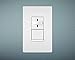 Legrand Pass & Seymour LS603PWV 600W LS Series Preset Dimmer Light Switch for Incandescent and Halogen Bulbs, 3-Way, White (1 Count)