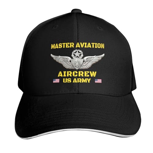 Gorra ajustable US Master Aviation unisex negra miniatura 3