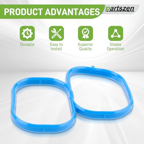Image of MS96943 Intake Plenum Gaskets Fit for Nissan Frontier Xterra Pathfinder NV1500 NV2500 NV3500 4.0L V6 DOHC for Suzuki Equator 2005-2014