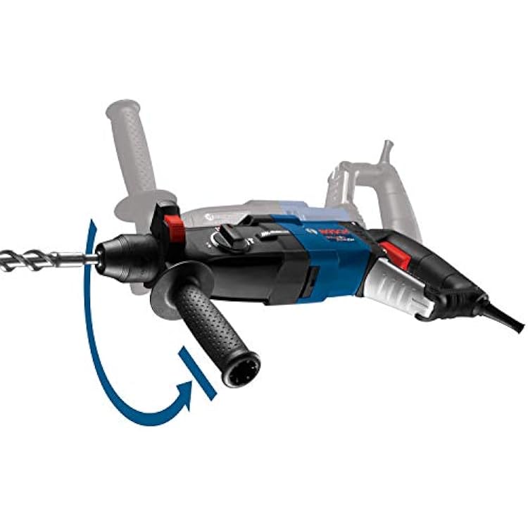 BOSCH GBH2-28L 1-1/8 SDS-plus Bulldog Xtreme Max Rotary Hammer with Bosch HS1470 SDS Plus Viper Long Life Chisel