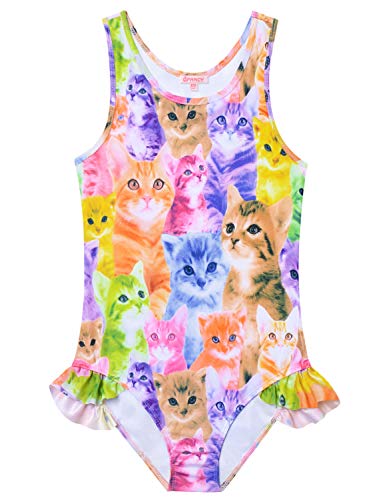 Image of QPANCY Girls Swimsuits Unicorn Bathing Suits Toddler Kids One Piece Swimwear