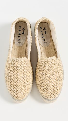 manebi Women's Flat Raffia Espadrilles4