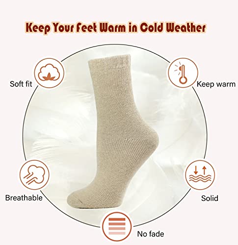 Image of Womens Wool Knit Winter Socks