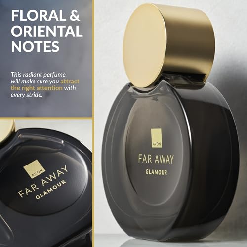 Avon Far Away Glamour for Her Three Piece Gift Set with Eau de Parfum 50ml, Body Lotion 125ml and Purse Spray 10ml in a Gift Box, Oriental and Woody Scent Notes, Long Lasting Formula, Cruelty Free - Image 6
