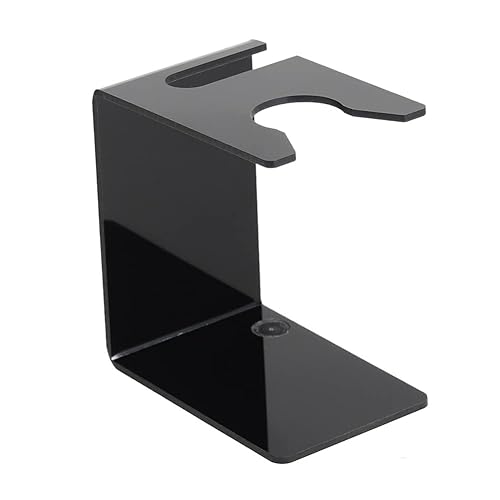 1 cepillo de afeitar acrílico y soporte de afeitar, soporte para cepillo de afeitar, soporte para cepillo de barba, soporte para afeitar,