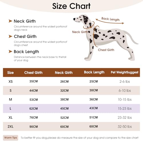 CITÉTOILE Hundemantel Wasserdichter, Hundejacke Winddichte Wintermantel Hund Outfit mit Reflektierender Streifen und Reißverschluss, Braun, S