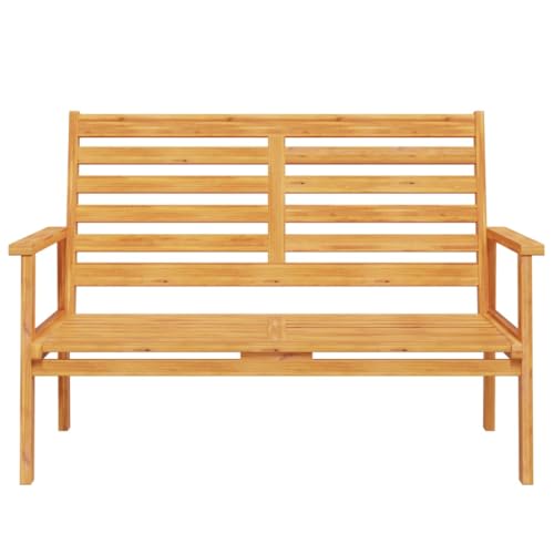 Acacia Solid Wood Garden Set Outdoor Patio Furniture with Comfortable Bench and Durable Table for Backyard Dining Relaxation 110kg Capacity – Image 5