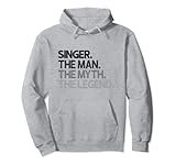 Photo Gallery singer gift man mito la leggenda felpa con cappuccio Photo Gallery singer gift man mito la leggenda felpa con cappuccio