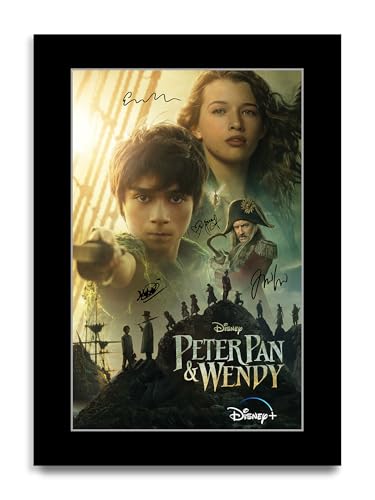 HWC Trading Peter Pan & Wendy Cadeaux imprimés affiche photo autographe signée pour les fans de cinéma (ID-003559) - A4 Impression Uniquement