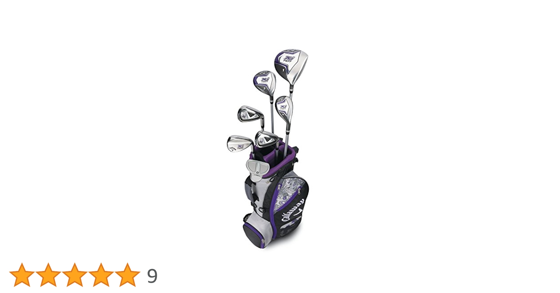 CallaWay5～8歳用 Callaway Girls XJ Hot Junior Set, Left Hand, 5-8 Years Old