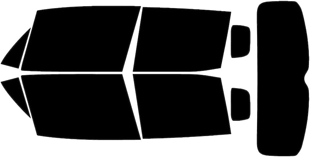Rvinyl Window Tint Kit Compatible with Jeep Renegade 2015-2023 - Black 5% - Single Ply No Bubble Film - Do it Yourself Vehicle Complete Precut Kit