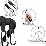 Aatpuss 6 Stück Kinderwagen Befestigung, Kinderwagen-Clip, Tragbarer Kinderwagenhaken, Verwenden zum Aufhängen Einkaufstüten und Wickeltaschen, Fix Decken und Kleidung