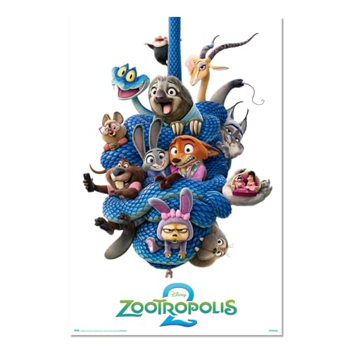 Grupo Erik - Poster Disney Zootopie - Deco Maison, Decoration Murale, Affiche Décorative
