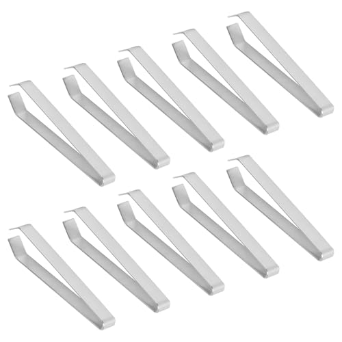 ULTECHNOVO 10 Pinzas Para Espinas De Pescado De Acero Inoxidable Para Cocinar De Plata