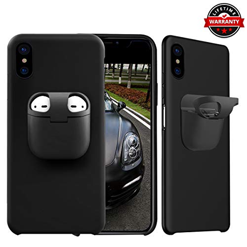 ELEWELT Funda 2 en 1 para iPhone X/XS/XS Max/11/11 Pro/11Pro MAX y AirPods