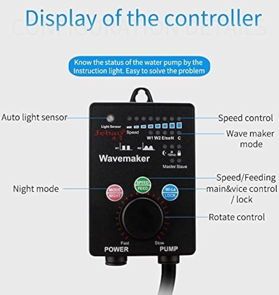 Jebao 水流ポンプ OW-50 Amazon.com : Jebao OW Smart Wave Maker Flow Pump with