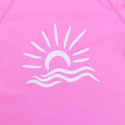 Image of TFJH E Girls & Boys Long Sleeve Rashgurad Swimsuit UPF 50+ Kids Swimwear Sunsuits