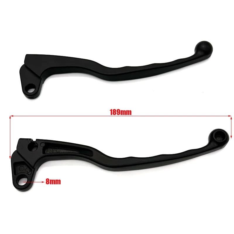Paire De Leviers Frein Et Embrayage Pour Moto DT/MX/RD - Alliage Aluminium, Pliables
