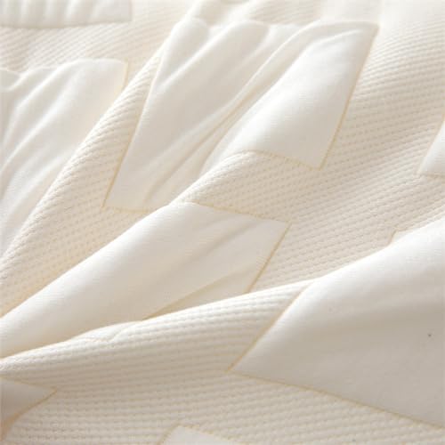 Almohada algodón blanca 73.6x48.3 cm ergonómica miniatura 6