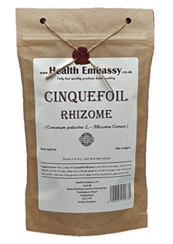 Health Embassy Comarum Palustre Rizoma (Comarum Palustre L) Cinquefoil Rhizome Tea (50g) Cover