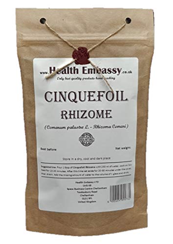 Health Embassy Comarum Palustre Rhizome (Comarum Palustre L) Cinquefoil Rhizome Tea (50g)