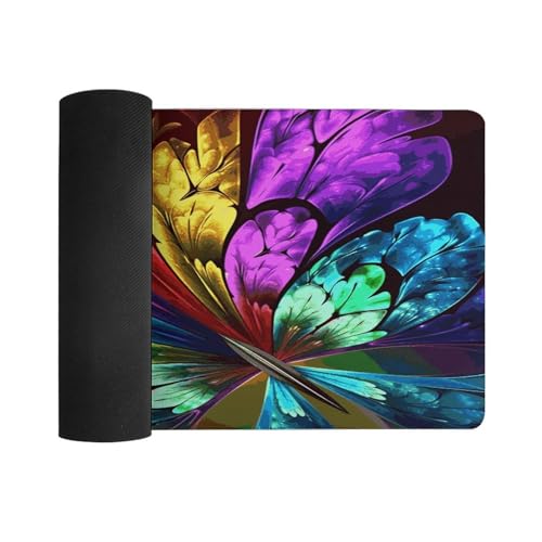 Rainbow Butterfly Desk Pad Large Office Desk Mat miniatura 3