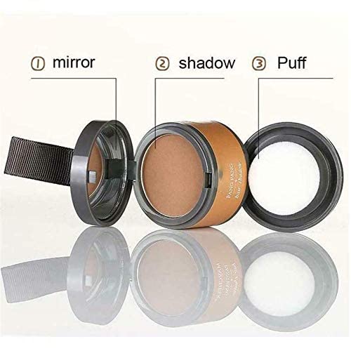 Youthcolor Hair Shading Powder, Hairline Shadow Powder, Hair Building Fibers Hairline Powder, Waterproof Hair Shading Powder, Magical Fluffy Thin Hair Powder, Hairline Powder (5#Black) #TOP5