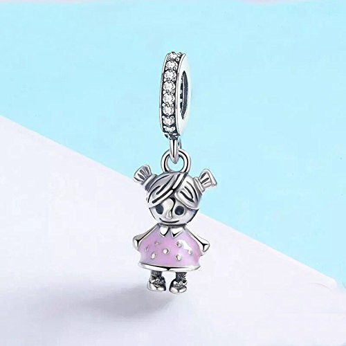 Boy OR Girl Dangle 925 Sterling Silver Charm Beads for Fashion Charms Bracelet & Necklace2