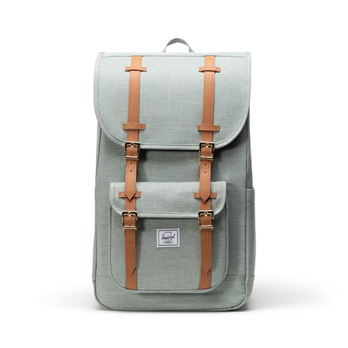 Herschel Supply Co. Little America Backpack, Iceberg Green Crosshatch, One Size