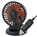 Autolüfter 12V 24V USB Autolüfter Einstellbarer Winkel Armaturenbrettkühler Sommer 5 Flügel Autoinnenraum für Auto LKW Van SUV (Color : 24V)