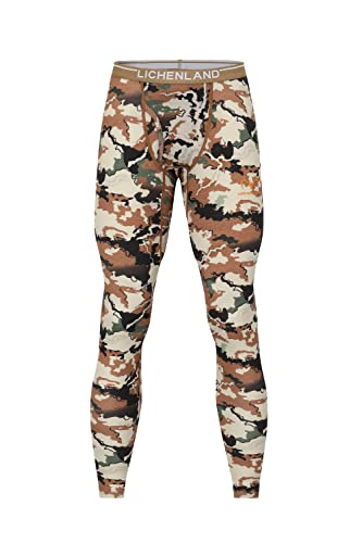 Men's Merino Wool Hunting Base Layer Bottom Thermal Underwear Pants
