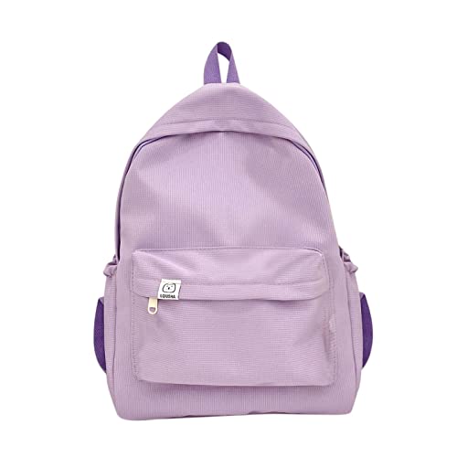 Sac à dos voyage cuir femme violet décontracté tendance travail chic