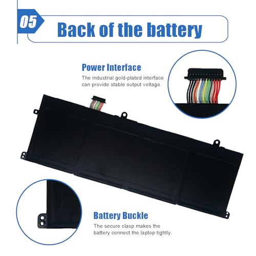 Image of 68Wh WE04XL Laptop Battery Replace for HP Envy X360 16-AC 16-AD 2-in-1 Pavilion Plus 16-AB 16T-AB Pavilion Plus 14-ey 14-ew X360 Spectre 14-EU Series HSTNN-WB0F N39817-CE1 N39817-CF1 7.72V