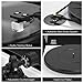 Turntables Record Player Wireless Output Connectivity Vinyl Player Iron Plate Belt-Drive Turn Tables Support 33&45 RPM Speed Phono Line Output USB Digital to PC Recording ATN3600L MM Cartridge White
