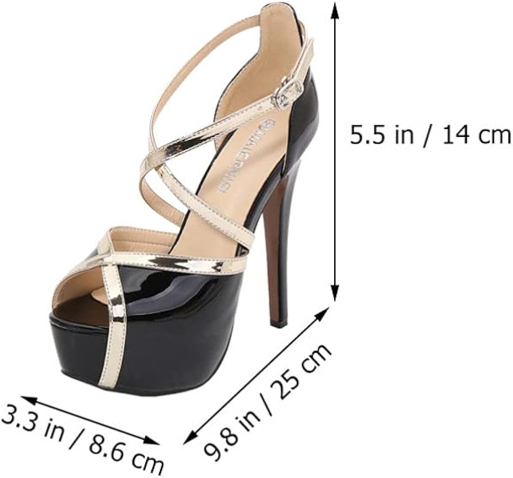 crossover strap heels