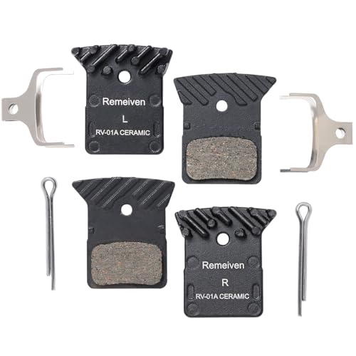 Pastiglie freno per bicicletta con alette di raffreddamento, pastiglie freno per bicicletta per SHIMANO 105 / GRX/SLX M7100 / XTR M9100 / DEORE XT M8100 / DURA-ACE/ULTEGRA/TIAGRA/METREA, 2 paia