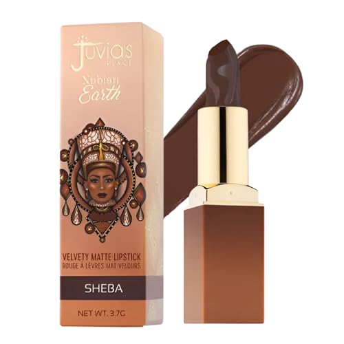 Juvia's Place Nubian Earth Matte Lipstick Sheeba - Hydrating, Long-lasting, Richly Pigmented Lip Makeup, Creamy Lipstick with Matte Finish, Beauty & Lip Care Product
