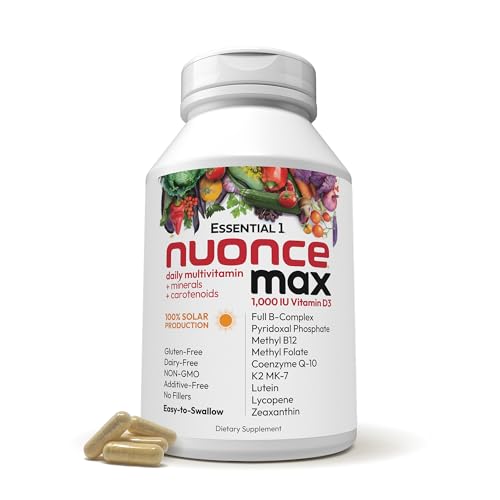 Andrew Lessman Essential-1 Multivitamin 1000 IU Vitamin D3 180 Small Capsules ? 100 mcg Methyl B12. Lutein Lycopene Zeaxanthin. 